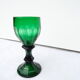 Lot de 4 verres à liqueur en crystal vert