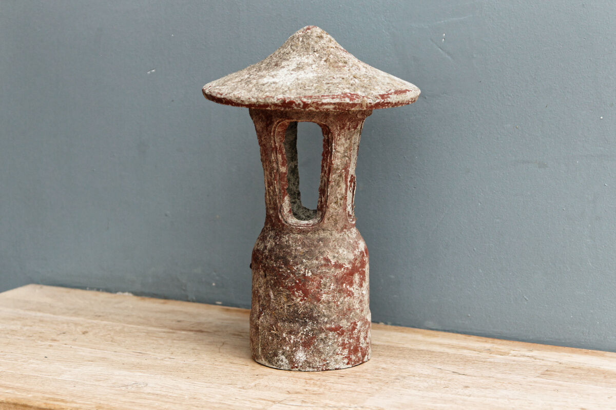 Terracotta fireplace hat