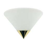 Pair of Mid-Century Modern Opaline Glass Wall Lights/Sconces from Limburg, Germany, 1970s