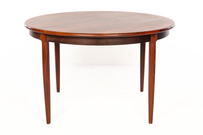 Landscape table by Niels Otto Moller rosewood on plywood