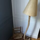 Rope floor lamp