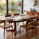 Baumann extendable teak table from the 1960s (2 extensions)