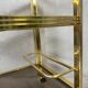 Vintage 80s bar trolley – Hollywood Regency
