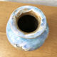 Enamelled sandstone vase