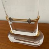 Lucite and brass lamp from the 70s