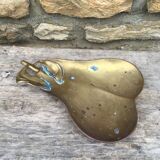 Brass pear pocket empty