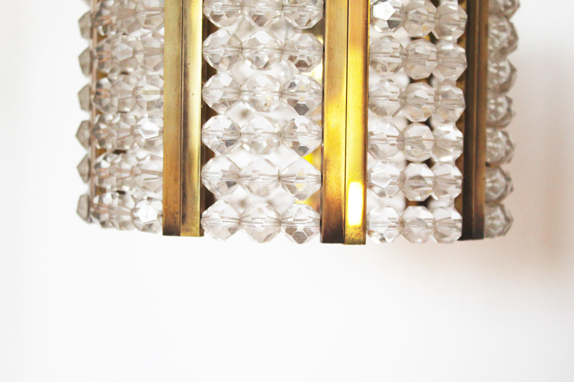 Vintage pendant chandelier by Emil Stejnar for Rupert Nikoll - Austria 1960's