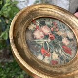 Small vintage golden frame