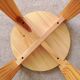Vintage stool in solid pine chalet/Scandinavian style.