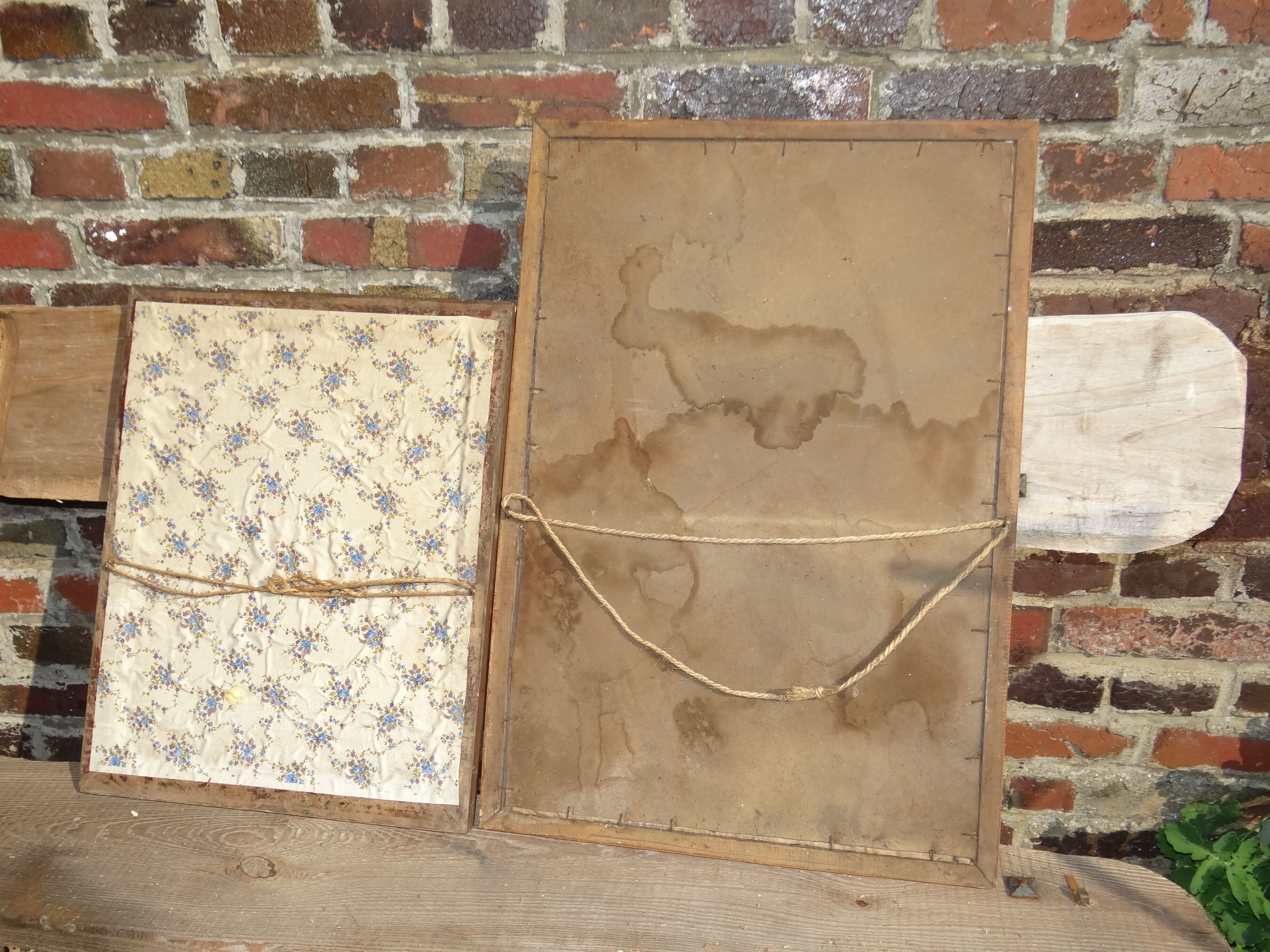 Two coffee settlement boards 1950