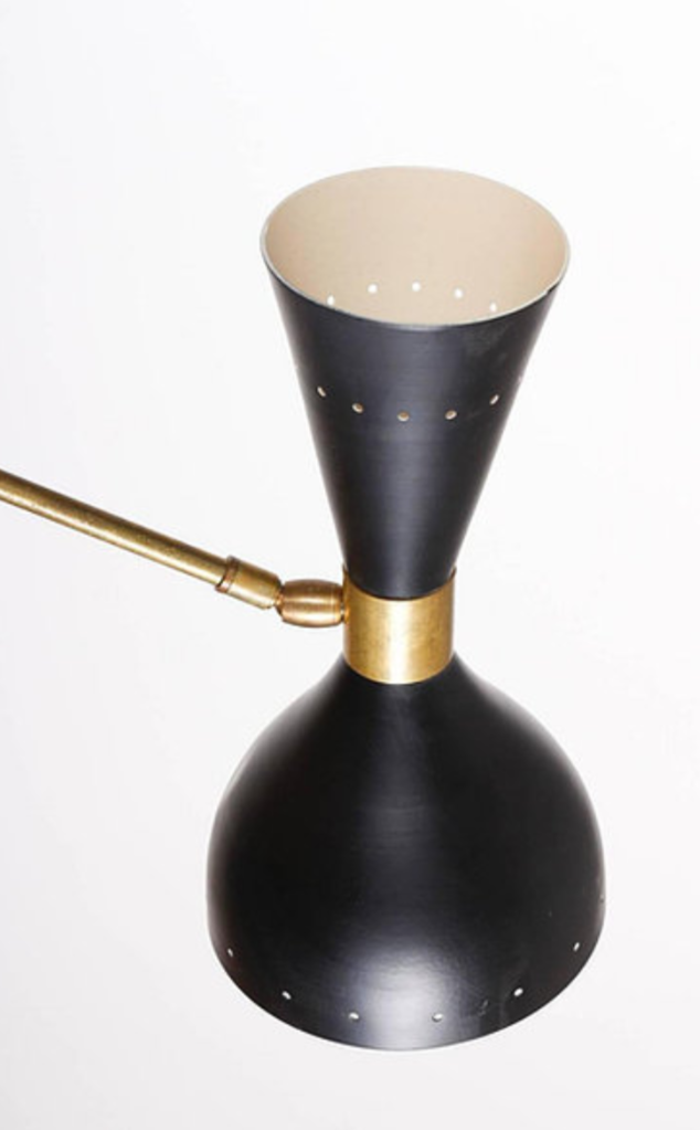 Moonlight chandelier 3 arms black