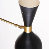 Moonlight chandelier 3 arms black
