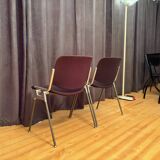 Pair of DSC 106 chairs designed by Giancarlo Piretti, Anonima Castelli, Ita