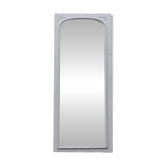 Large antique Art Deco bevelled mirror from 1929 – Greige tabletop mirror