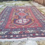 Handmade Persian rug 100% wool on cotton 118x207cm