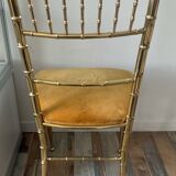 1960s-70s brass Chiavari chair