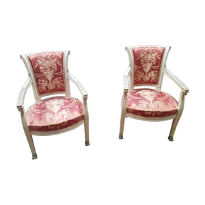 paire de fauteuils empire