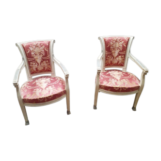 Pair of armchairs empire