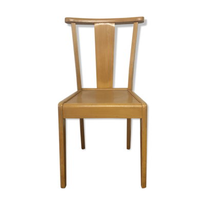 Chaise Stella années 50 en hêtre