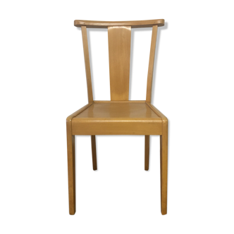 Chaise Stella années 50 en hêtre