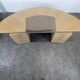 Large semicircular desk by André Putman published by Ecart International.