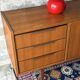 Vintage Scandinavian teak sideboard, 1960.