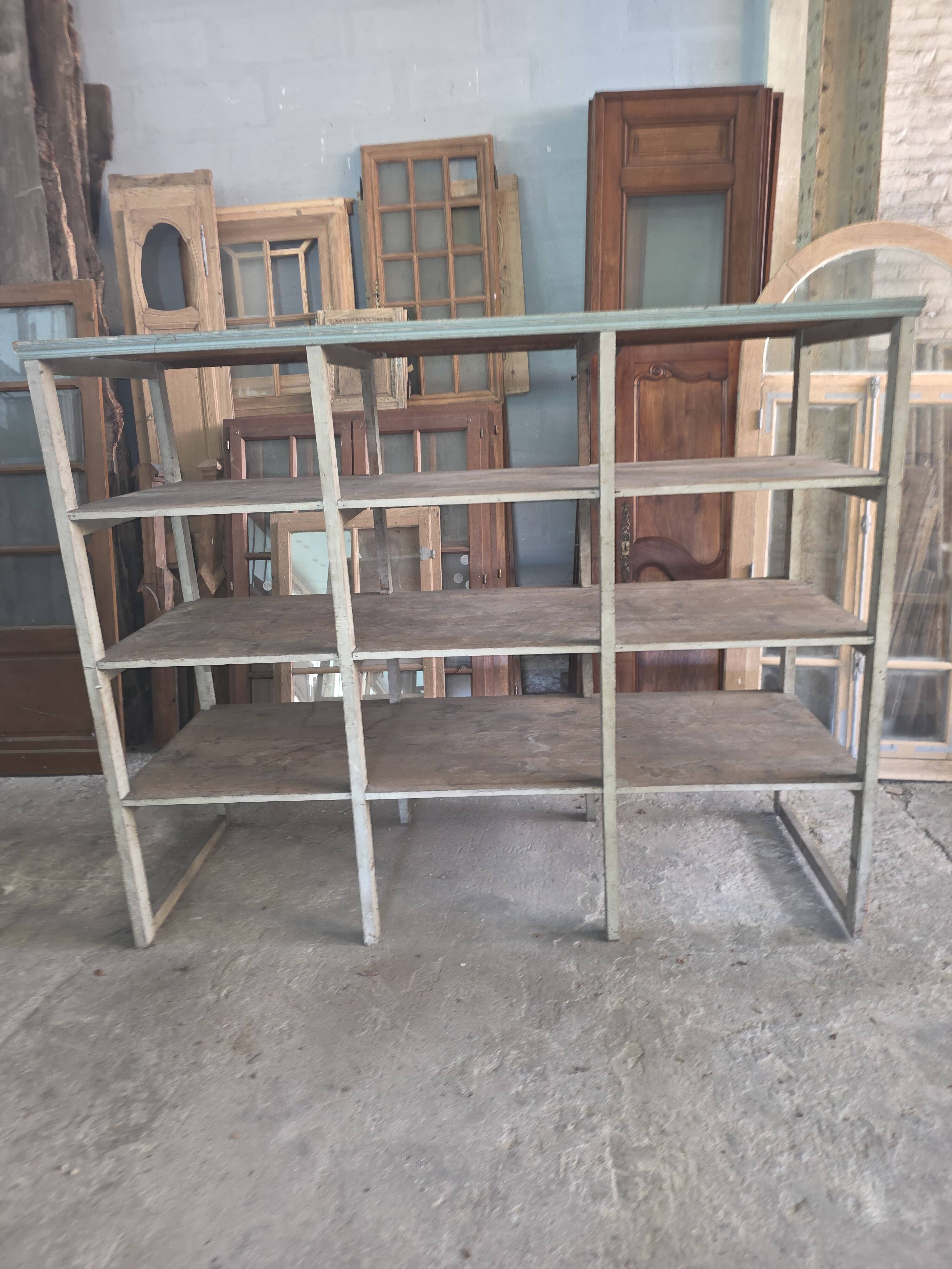 Old shop bookshelf
