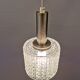 Small hanging lamp in transperant crystal glass