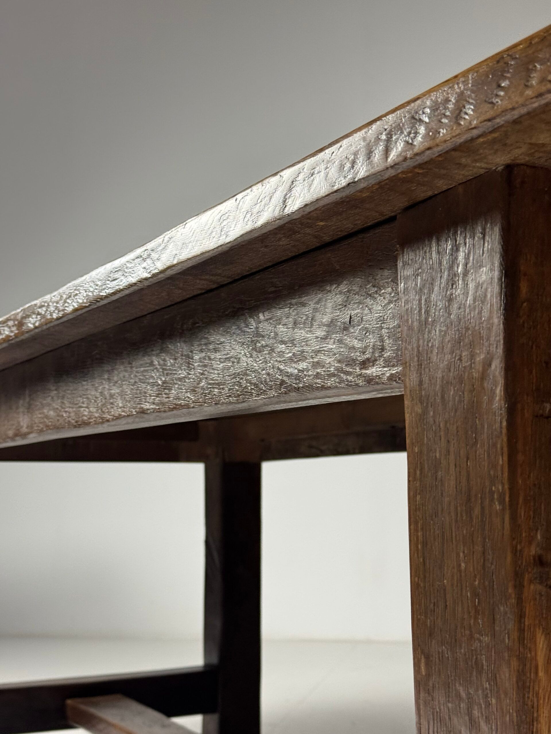 Table de monastère belge en chêne 280 cm