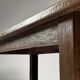 Table de monastère belge en chêne 280 cm
