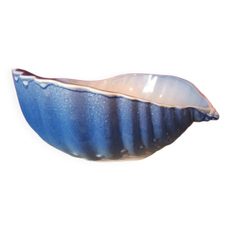 Charles Amand blue shell salad bowl