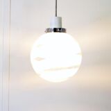 Suspended Murano glass lamp attributed to Venini, 1970s.