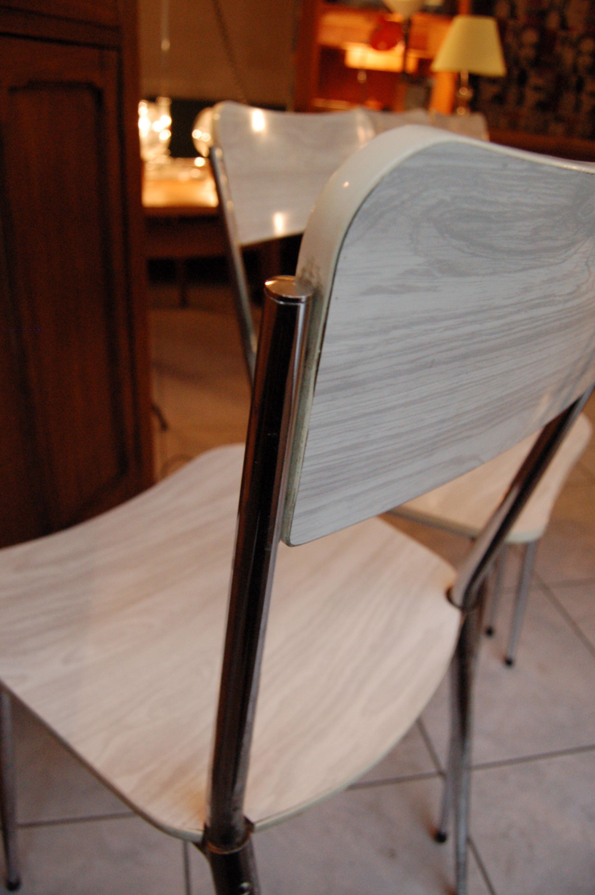 formica Chair shape organic vintage 50 s 60 s / refreshed 5