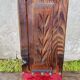 Brutalist chair feet tripodes carved wood