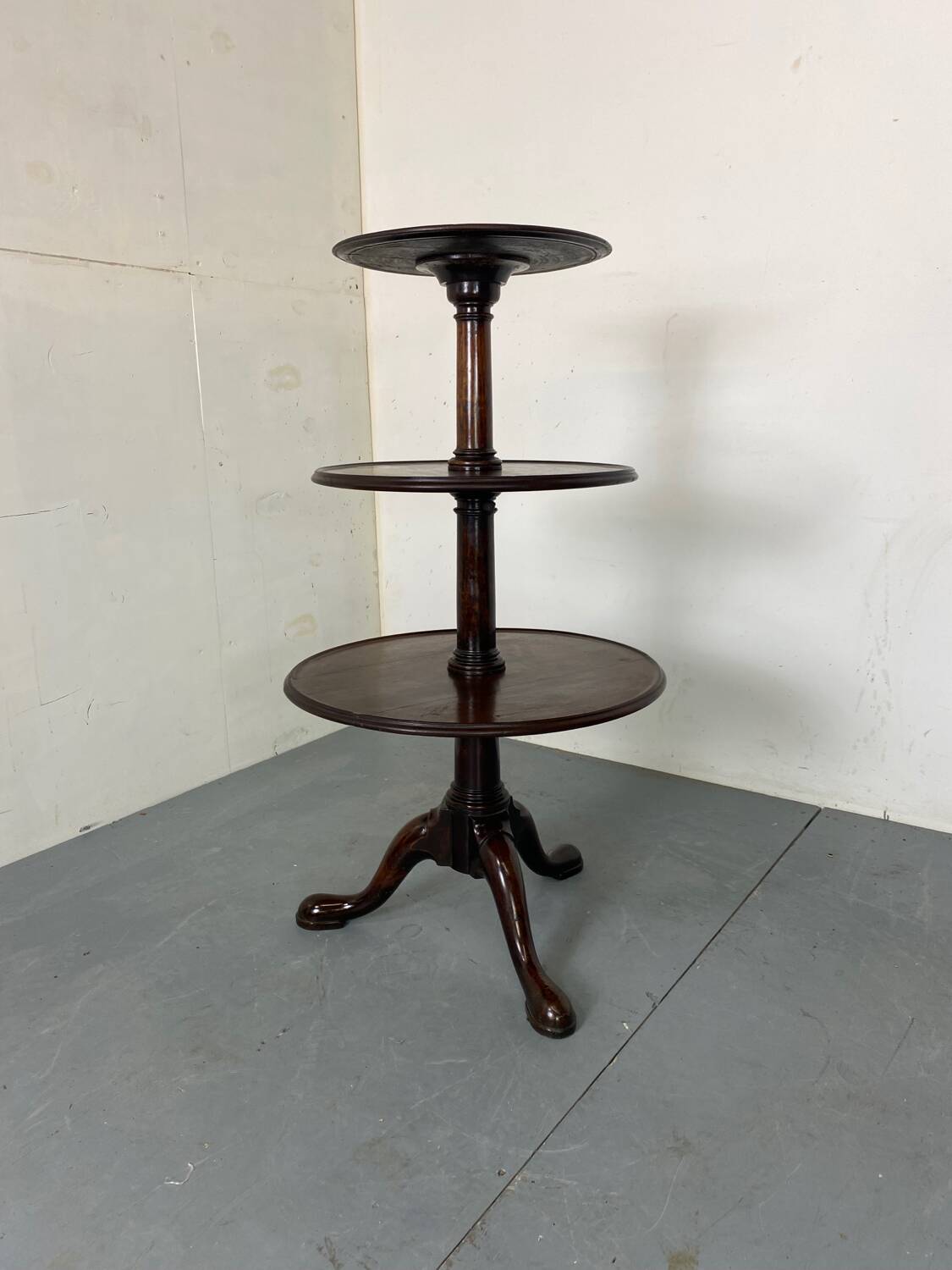 Antique Three-Tier Plant Stand