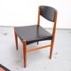 Mid Century Teak Jalk Glostrup Chairs 1960s Retro Vintage (6 pcs)