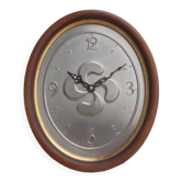 Pendule croix basque bois étain
