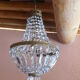 Balloon chandelier ø 30 cm crystal pendants 1 lights