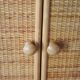 Vintage rattan bookcase 1970