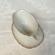 Early 20th century white porcelain saucière