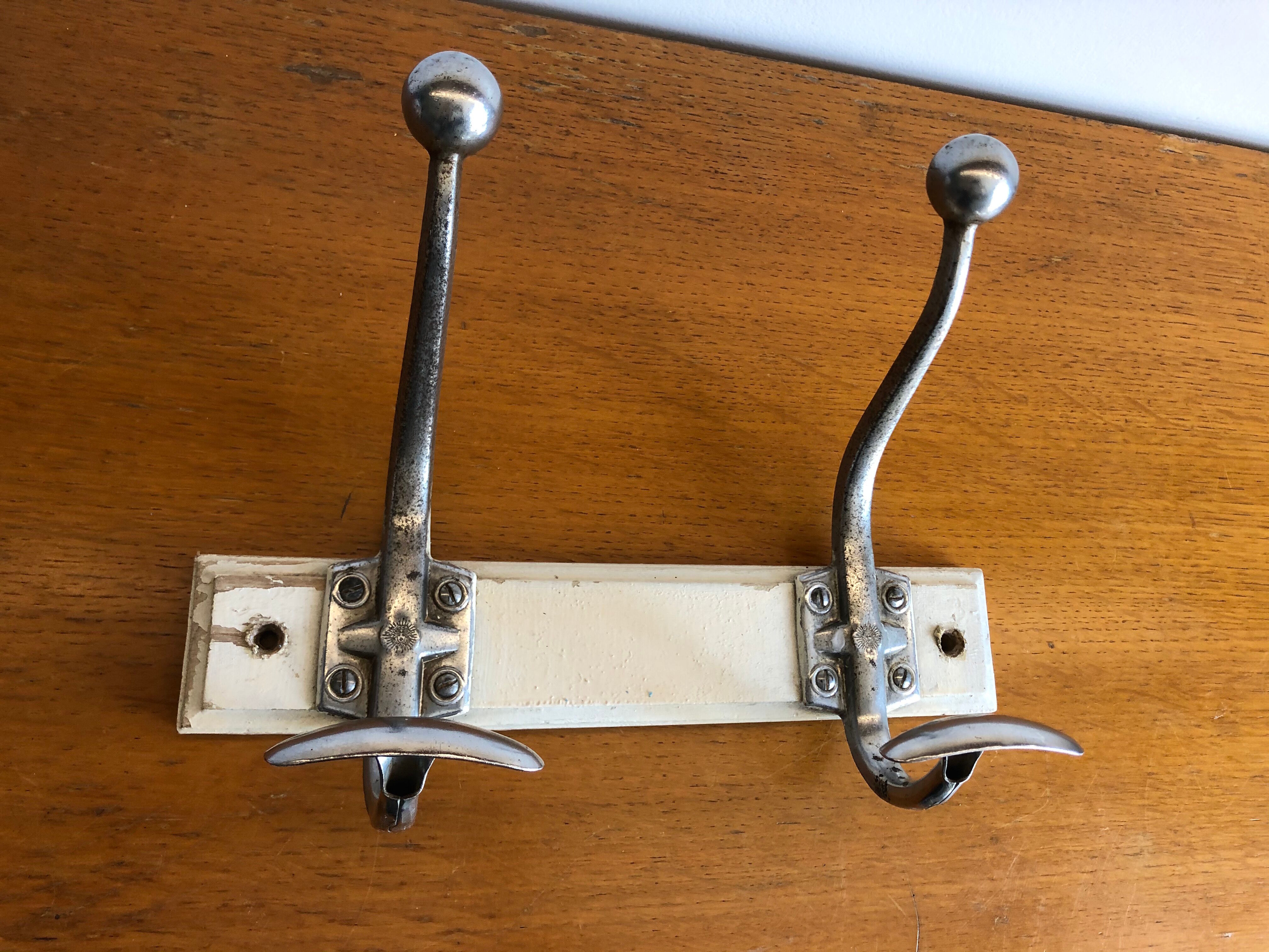 Old coat rack white sun hallmark