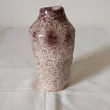 White ceramic vase with brown speckles