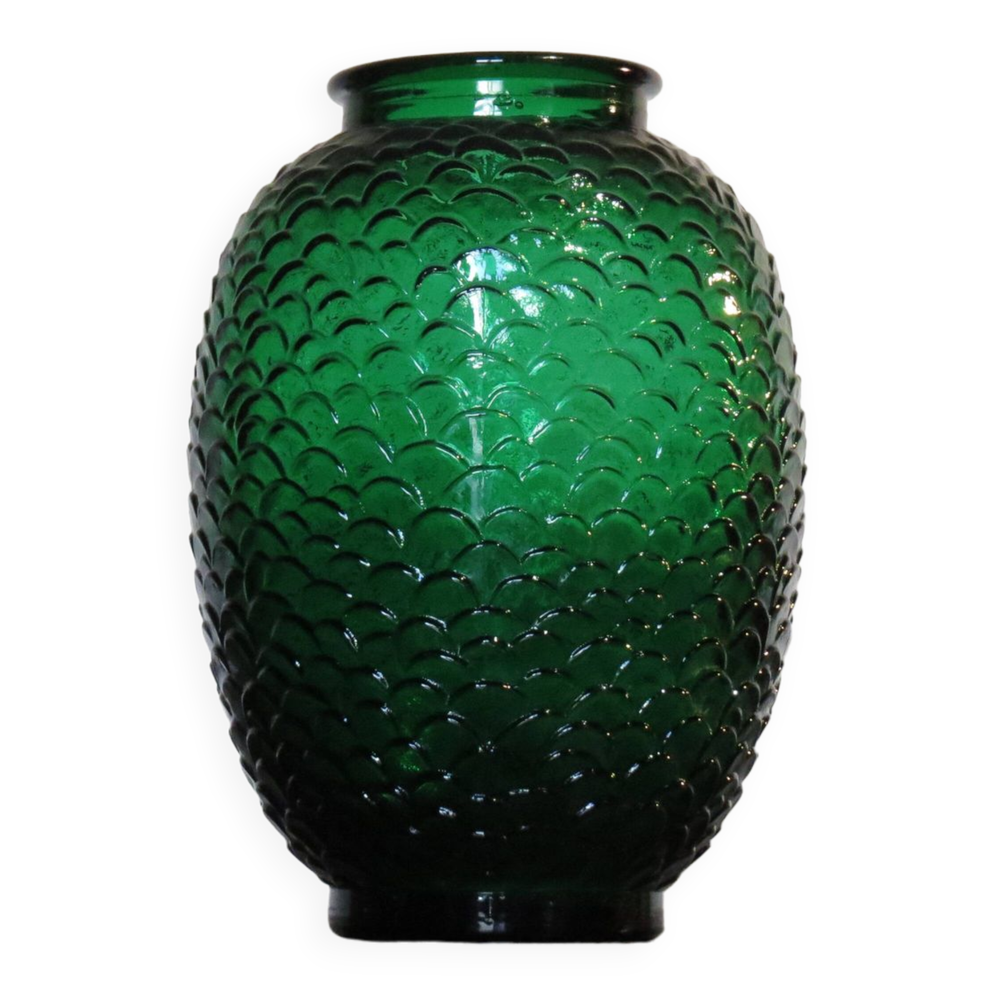 Large Art Deco glass vase