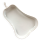 Plat a four blanc forme poire