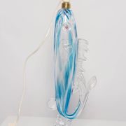 Mid-Century Fish Table Lamp in Glass, France, 1960s