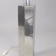 Hexagonal lamp in chromed steel France circa 1970