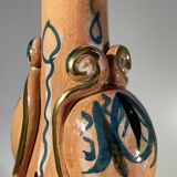 Master of Nimy, 4-handled vase (49cm) with plant decoration