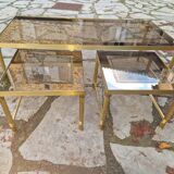 Glass coffee table from the 70s