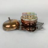 Vintage  Apple Shapped Mini-bar / Container, 1950's