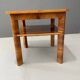 Table basse Art Déco à deux niveaux en chêne massif, années 1930